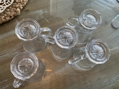 NEW 5 Studio Crystal Tulip Glasses 4” high x 3” Diameter