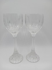 Park Lane by Mikasa Crystal Champagne Flutes Tall Stem Set of 2