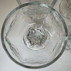 (4) Vintage MCM Libbey Chivalry Clear Brandy Snifters, Cognac Glasses Rare EUC