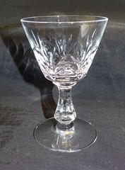Seneca 6 Liquor Cocktails Cut 967 Fan and Dot Design on Blank 912