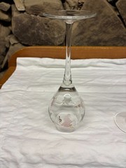 Set of Three (3) Vintage Rosenberg Romanian Wine Glasses