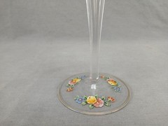 Myers Neffe / Lobmeyr Bohemian Enameled Watteau Scene & Gold Wine Glass B