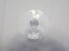 Tiffin-Franciscan Persian Pheasant Optic Floral Clear Liquor Cocktail 6 1/2”