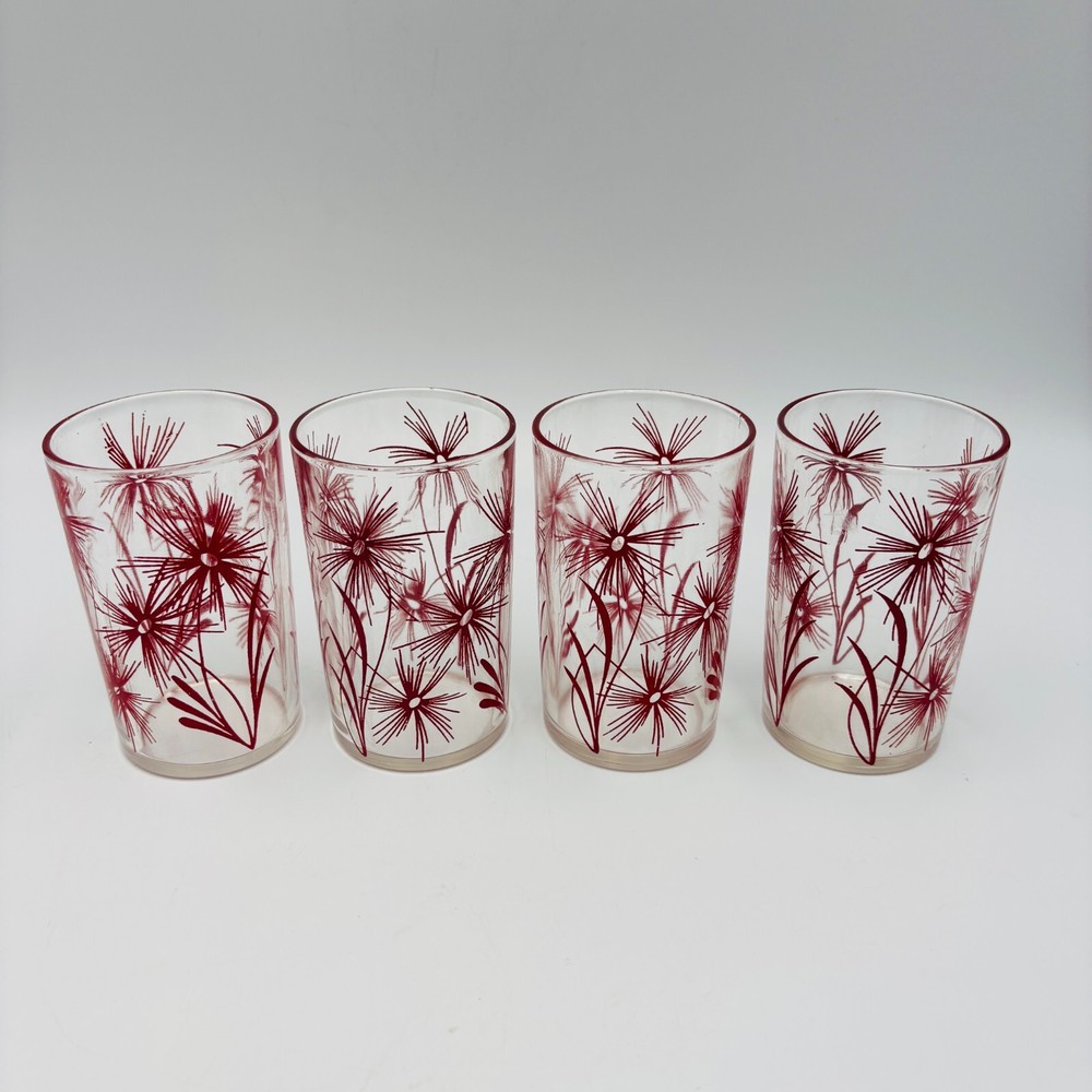 Vintage Swanky Swig Kraft Cornflower Red by Hazel Atlas for Kraft Foods 1947