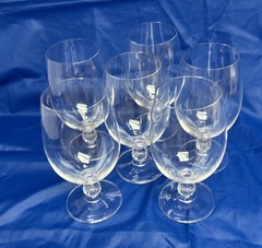 Set of 12 Rondelle (Plain Bowl, No Trim)by GORHAM CRYSTAL (Very Rare)