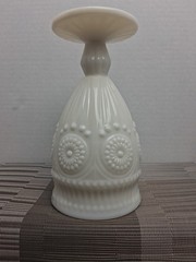 The Pioneer Woman Adeline Snow Goblet Tumbler Chalice Milk Glass White Gibson