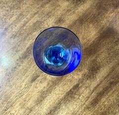 Lenox GEMS Green & Blue Wine Glasses Fine Crystal Jewel Tone Tall Stem Set Of 2