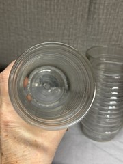 Anchor Hocking Ribbed Clear Iced Tea Tumbler Glass 6″ – Set Of 2