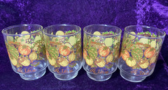 Le Verre Glass Set Vegetable Garden Mushroom Spice of Life Glasses MCM Cottage