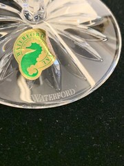 WATERFORD 135431 1ST ED. 12 DAYS OF XMAS PARTRIDGE CRYSTAL FLUTE GLASS