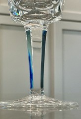 2 Waterford Crystal Ashling Water Goblets / Wine Glasses ~ Ireland~ 6 7/8″ Tall