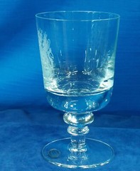 Wedgwood Glass Commemorative 1952-1977 Queen Elizabeth II Silver Jubilee Goblet