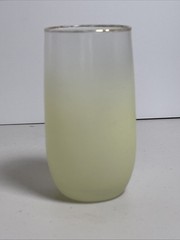 Set of 4 Vintage Blendo Frosted Tumblers Drinking Glasses Art Deco 14 Oz