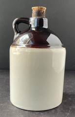 Vintage BEAUCE CANADA – «EMPTY» Handled Jug w/ Cork