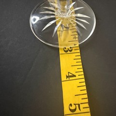 Set of 6 Waterford Crystal Lismore 7 3/8″ Water Goblet Wine Glasses Ireland