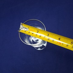 Noritake Rhythm Clear Crystal Wine Glass With Silver Trim
