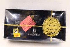 Boxed Open New Zwiesel Glas Lead Crystal Liquor Cordial Glasses Germany x3