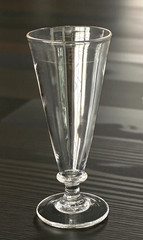 3 SIMON PEARCE Hand Blown Crystal Beer Pilsner Pedestal Drinking Glasses (7.5″)