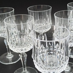 SÈVRES – 6 Red Wine Glasses In Crystal Model SAVANNAH