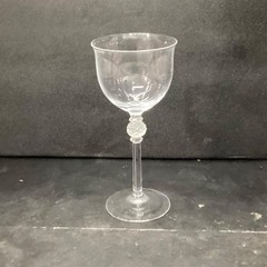 Mikasa Crystal Promises Wine Glass, Vtg Frosted Ball Stem, Replacement Stemware
