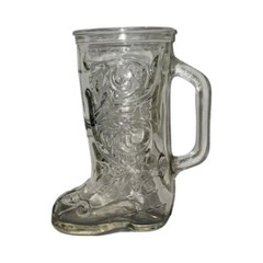Vintage Cowboy Boot Stein Mug G William Oakley St Louis Levee Western Barware