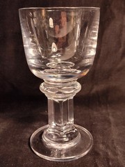 2 DANSK Carla Crystal Wine Glasses JHQ Rare Vintage 1970