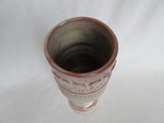 FRANKOMA Pottery Desert Gold Lord’s Supper Chalice Wine Goblet 7.5″ tall RARE