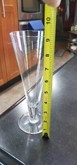 Elegant Set Of 4 Trumpet Style Champagne Toasting Flutes 9 «