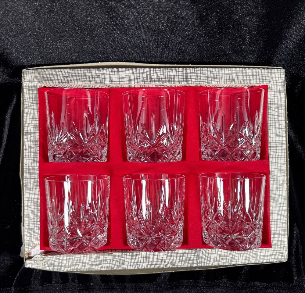 Cristal D’Arques Durand Chantilly Taille Beaugency 3 ½” Old Fashioned Set of 6
