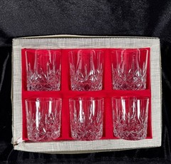 Cristal D’Arques Durand Chantilly Taille Beaugency 3 ½” Old Fashioned Set of 6