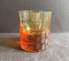 Moser Pebbles Topaz Double Old Fashioned DOF Tumbler 12.5 oz Mint Condition