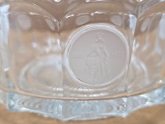 Vintage Fostoria Coin Glass Bowl ~ Avon 1977 ~ 91st Anniversary
