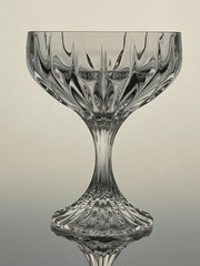 Classic Mikasa Crystal Park Lane Champagne Coupe 5 1/8″ Tall EUC 6 Available