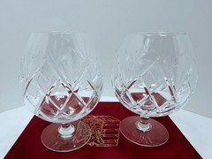 Vintage Royal BRIERLEY Crystal – ELIZABETH Cut – Brandy Glass / Glasses – 5 3/4″