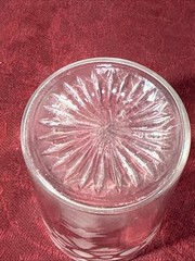 Two Antique Tumbler Bluebells & Circles Etch EAPG Early American Pattern Glasses