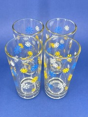4 Vintage 5.5″ Vidosa Venezuela Water Glasses designed by Vondel Glasses Tumbler