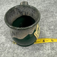 Deneen Pottery Maple Hill Manor Mug 4″ Handthrown USA 2008 Kentucky Ceramic Cup