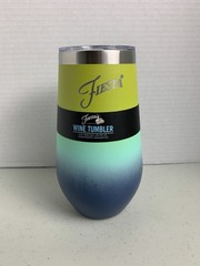 Fiesta Wine Tumbler 16 Oz Cool Ombré New Stainless Steel Insulated Hot Or Cold