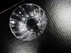 Midcentury DANSK Crystal Jens QUISTGAARD Round FACETTE 4 Double Old Fashioneds