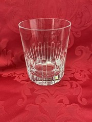 NIB FLAWLESS Unique BACCARAT Glass ROTARY Crystal TRIPLE DOF TUMBLER ICE HOLDER
