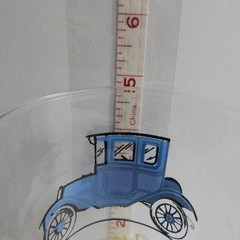 Buick 1910 Oakland 1911 Cup Hazel Atlas Classic Car 12 oz Barware Glass Tumbler