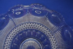 Tiffin Bullseye / US Glass Manhattan Torte Plate, Punch Bowl Underplate 22 (S33)