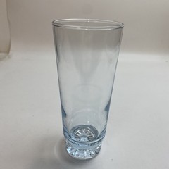 Vintage 1950s Duz Crystal Star Sapphire Highball Glass Blue Tint 6.75″ x 2.8″