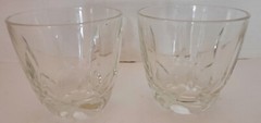 Libbey Logan Clear On The Rocks Old Fashioned Glass -10oz -Set Of Two-3 1/4″-EUC