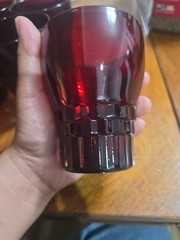 Vintage Ruby Red Windsor Anchor Hocking 5 OZ Juice Drinking Glasses Set of 6