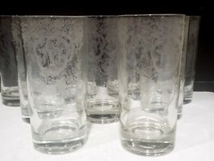 SET OF 10 – Glastonbury Lotus USA BRIDAL BOUQUET 5 5/8″ Soda Glasses Tumblers