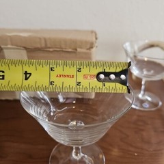 Fidelity by Gorham CrystalChampagne Tall Sherbet set of 4 *Read*