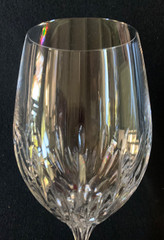 Four (4) Crystal 9.25″ Water Wine Goblets Chelsea Godinger (Shannon) Blown Glass