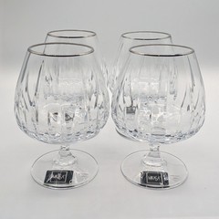 Replacement Mikasa Arctic Lights Platinum Crystal Brandy Glass Snifter 5 3/4»