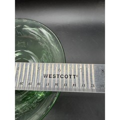 Vintage Green Depression Glass Sherbet Dessert Compote Dish
